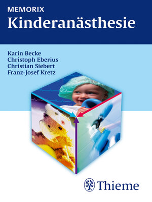 cover image of Memorix Kinderanästhesie